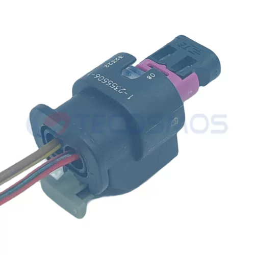 Wire Harness Plug of Automobile Waterproof Connector 2 Pin Female 1-2355506-1 - image 4